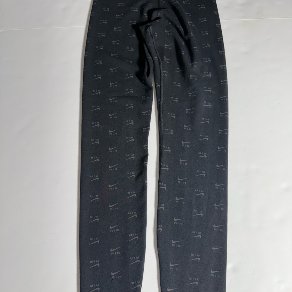 Nike Black Leggings with Logo Pattern